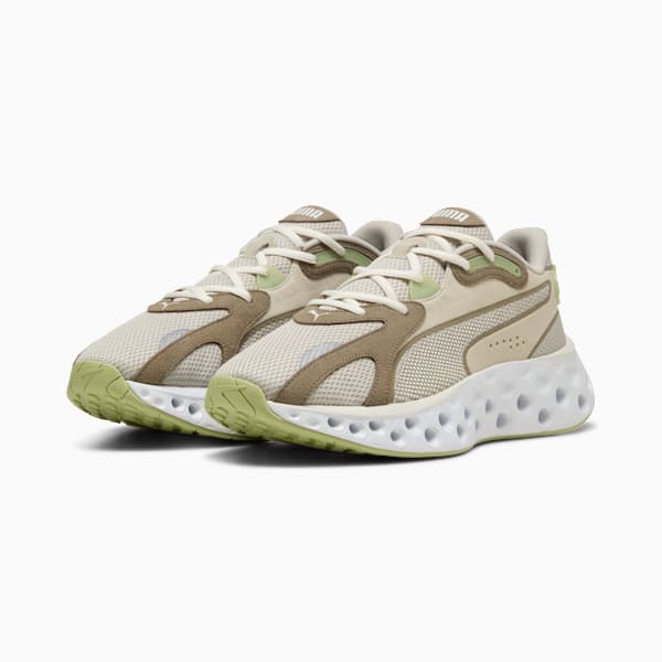 Tenis de running SOFTRIDE Frequence, Pistachio Green-Velvet Moss-Warm White, large-MEX