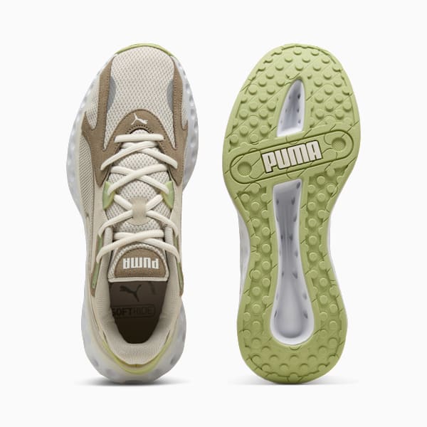 Tenis de running SOFTRIDE Frequence, Pistachio Green-Velvet Moss-Warm White, large-MEX
