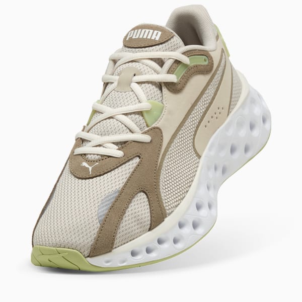 Tenis de running SOFTRIDE Frequence, Pistachio Green-Velvet Moss-Warm White, large-MEX