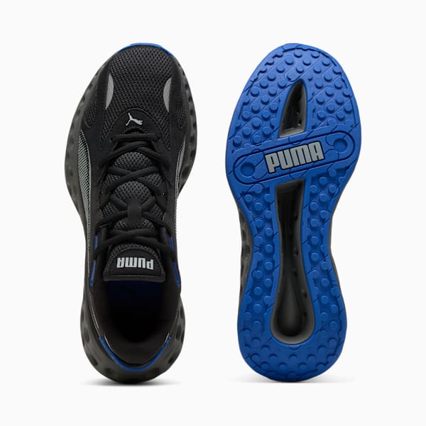 Tenis de running SOFTRIDE Frequence, PUMA Black-Vivid Blue-Cool Dark Gray, large-MEX