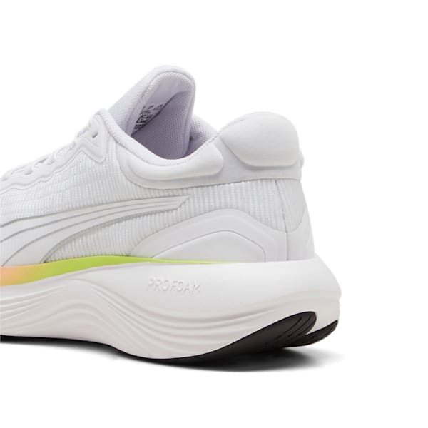 Zapatillas Scend Pro Ultra para mujer, PUMA White-Lime Pow, large-ARG