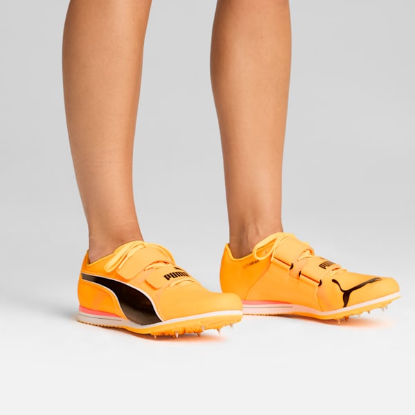 evoSPEED Triple Jump/Pole Vault 12 UW Spikes, Sun Stream-Sunset Glow-PUMA Black, large-ZAF