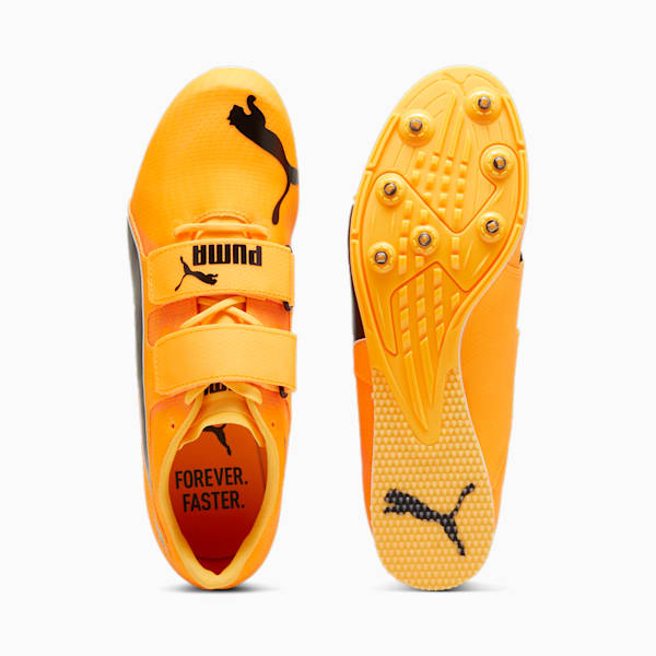 evoSPEED Triple Jump/Pole Vault 12 UW Spikes, Sun Stream-Sunset Glow-PUMA Black, large-ZAF