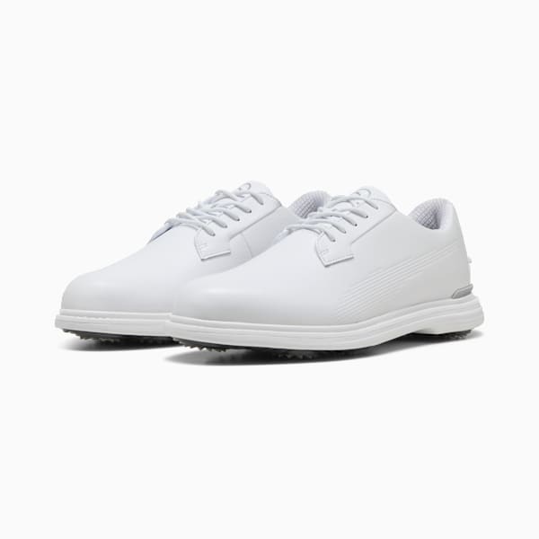 PUMA Royale Golf Shoes Men, PUMA White-Slate Sky-Ash Gray, large-ZAF