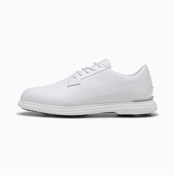 PUMA Royale Golf Shoes Men, PUMA White-Slate Sky-Ash Gray, large-ZAF