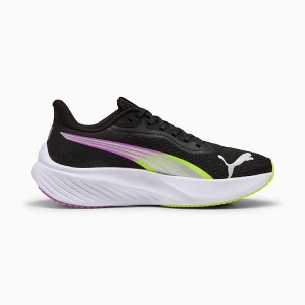 Pounce Lite Running Shoes, PUMA Black-Pure Magenta, large-ZAF