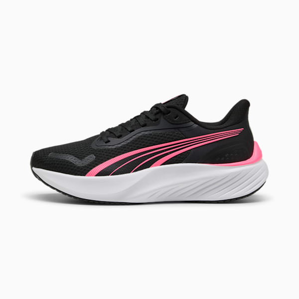 Pounce Lite Running Shoes, PUMA Black-Sun Struck, large-ZAF