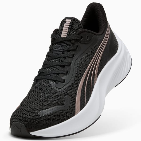 Pounce Lite Running Shoes, PUMA Black-Rose Gold, large-ZAF