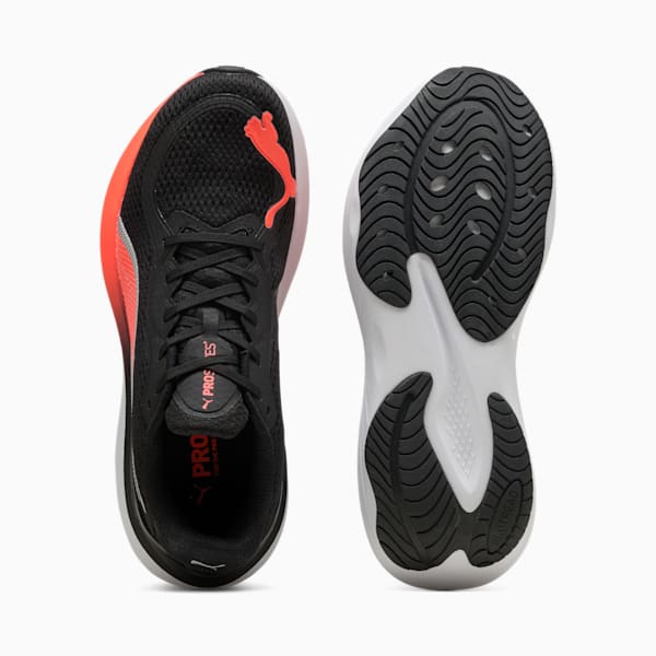 Scend Pro 2 Running Shoes, PUMA Black-Glowing Red, large-ZAF