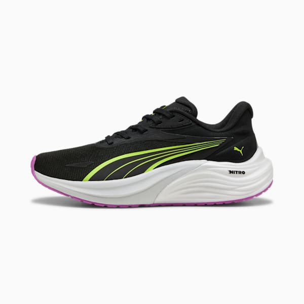 Electrify NITRO™ 4 Running Shoes Women, PUMA Black-Yellow Alert, large-MEX