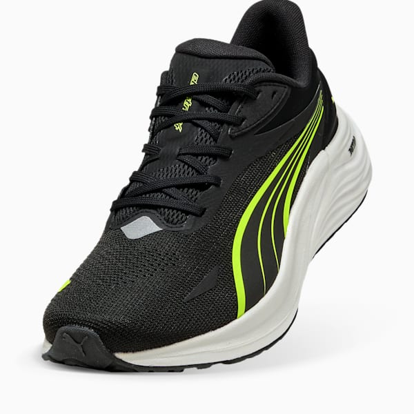 Tenis de running Electrify NITRO™ 4 para hombre, PUMA Black-Yellow Alert-Feather Gray, large-MEX