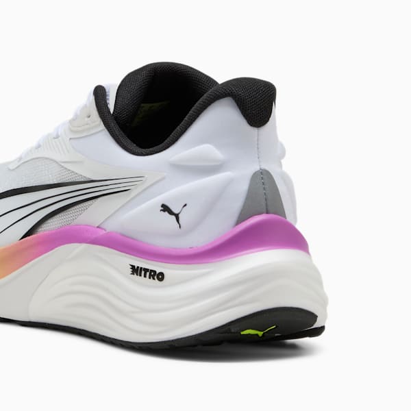 Electrify NITRO™ 4 Running Shoes Men, PUMA White-Pure Magenta-Yellow Alert, large-ZAF