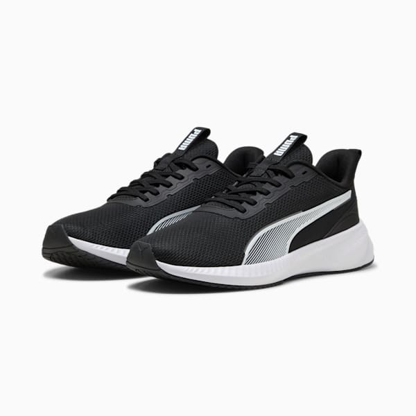 Flyer Lite 3 Running Shoes, PUMA Black-PUMA White, large-ZAF
