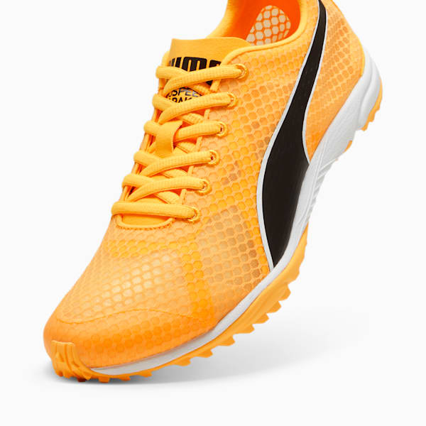 evoSPEED Haraka 8 Unisex Spikes Unisex, Sun Stream-PUMA Black-PUMA White, large-ZAF