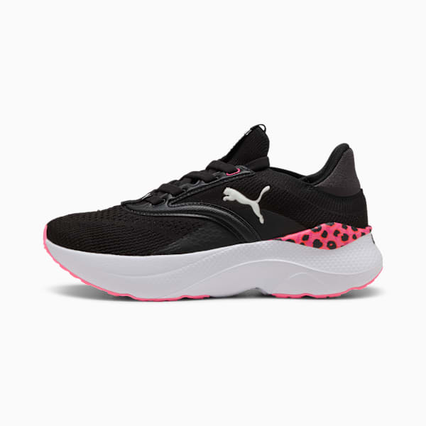 SOFTRIDE Mayve Hybrid Skins Running Shoes Women, PUMA Black-Sun Struck, large-ZAF