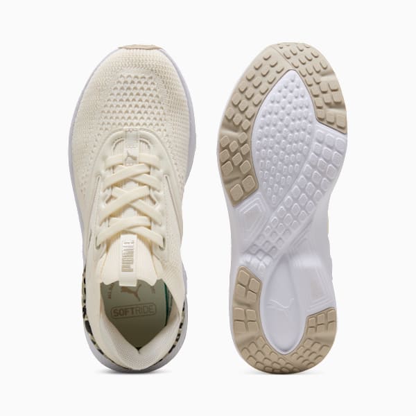 SOFTRIDE Mayve Hybrid Skins Running Shoes Women, Warm White-Desert Dust, large-ZAF