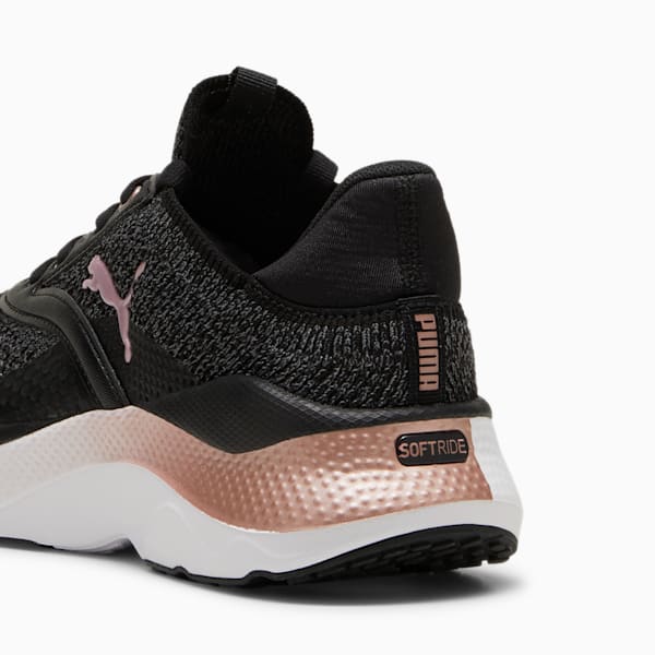 Zapatillas Softride Mayve, PUMA Black-Cool Dark Gray-Rose Gold, large-ARG