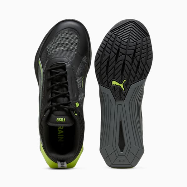 Fuse 3.0 Unwavered Training Shoes Men, PUMA Black-Yellow Alert, large-ZAF