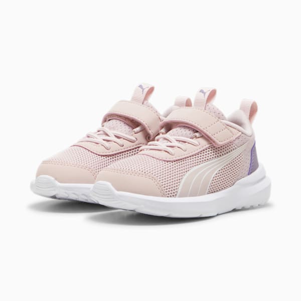 Zapatillas Krus AC para bebes, Mauve Mist-PUMA White-Pale Plum, large-ARG