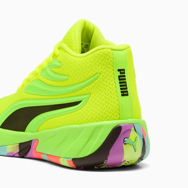 Zapatillas Basketball Court Pro Marble, Yellow Alert-Green Glare, large-ARG