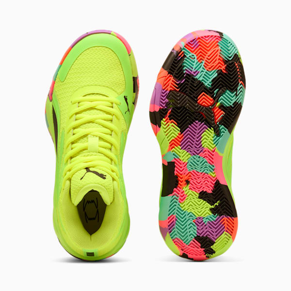 Zapatillas Basketball Court Pro Marble, Yellow Alert-Green Glare, large-ARG