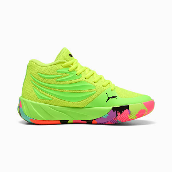 Zapatillas Basketball Court Pro Marble, Yellow Alert-Green Glare, large-ARG