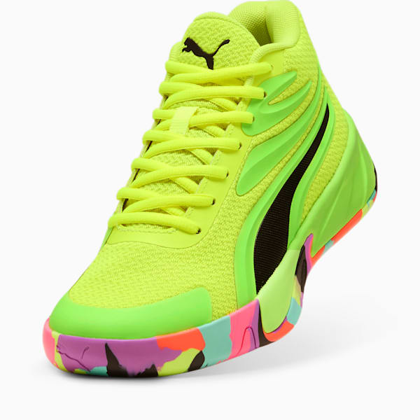 Zapatillas Basketball Court Pro Marble, Yellow Alert-Green Glare, large-ARG