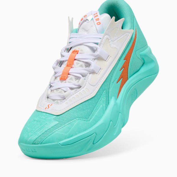 Scoot Zeros II Shift Basketball Shoes Unisex, Aquatic-Orange Poppy, large-ZAF