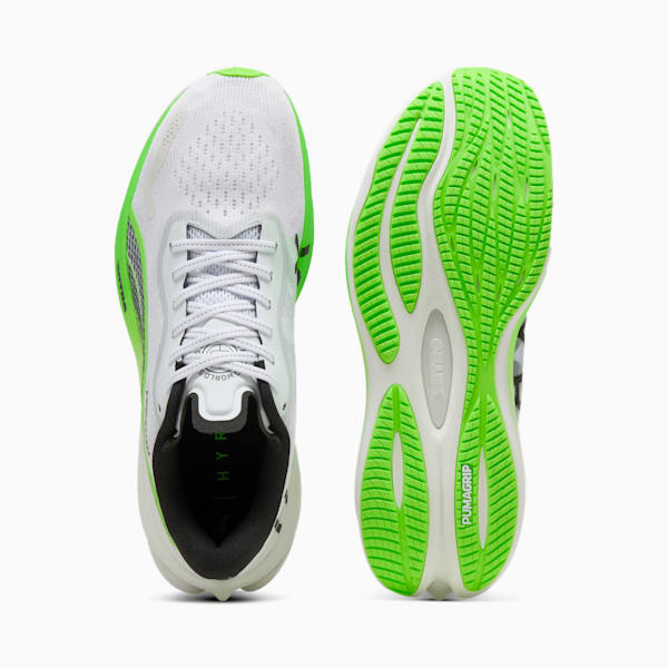 PUMA x HYROX Velocity NITRO™ 3 Running Shoes Men, PUMA White-Green Glare, large-ZAF