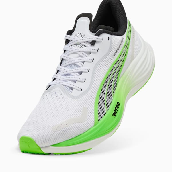 PUMA x HYROX Velocity NITRO™ 3 Running Shoes Men, PUMA White-Green Glare, large-ZAF