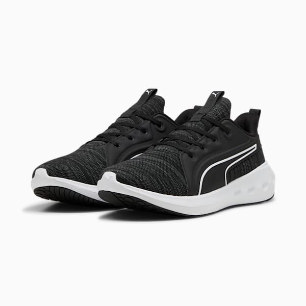 Zapatillas Sofrtide Carson Knit, PUMA Black-PUMA Black-PUMA White, large-ARG