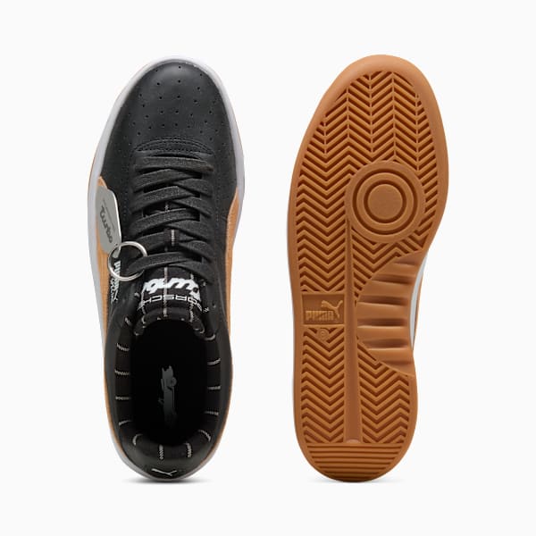 Zapatillas Porsche Legacy GV Special Pinstripe, PUMA Black-Warm Beige, large-ARG