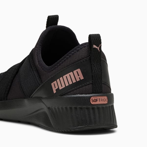 Tenis de running SOFTRIDE Harli para mujer, PUMA Black-PUMA Black-Rose Gold, large-MEX