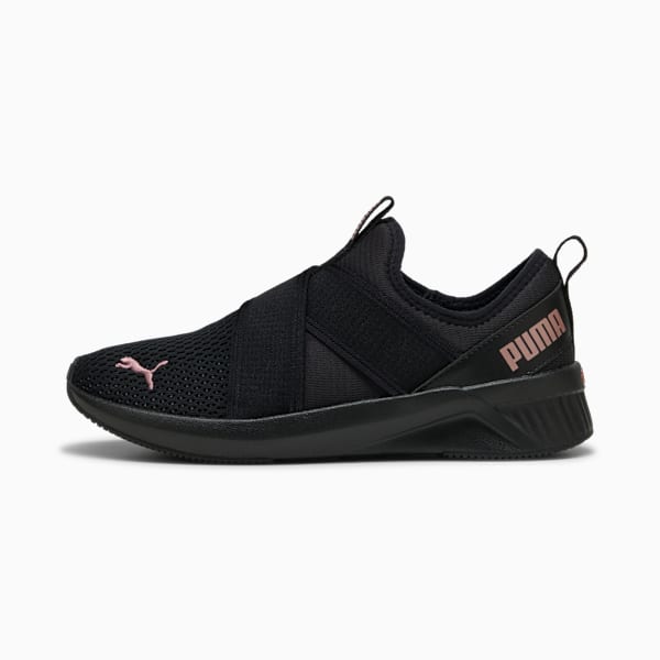 Tenis de running SOFTRIDE Harli para mujer, PUMA Black-PUMA Black-Rose Gold, large-MEX