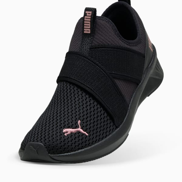 Tenis de running SOFTRIDE Harli para mujer, PUMA Black-PUMA Black-Rose Gold, large-MEX