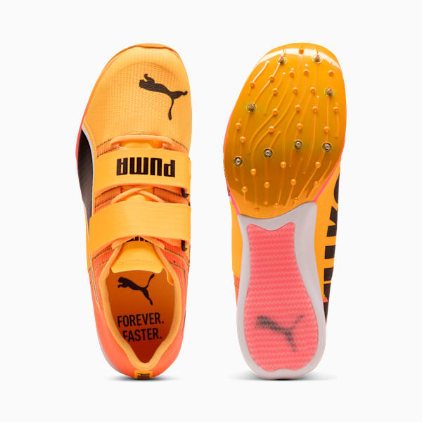 Triple Jump NITRO™ Elite 2 Shoes, Sun Stream-Sunset Glow-PUMA Black, large-ZAF