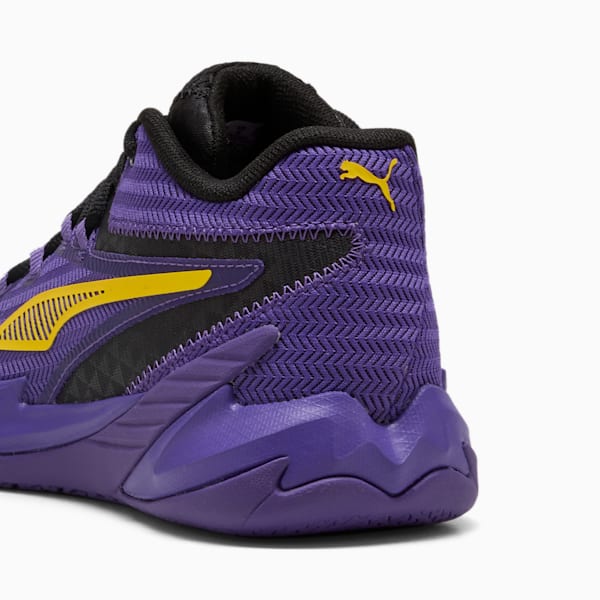 The Dagger Basketball Shoes Youth, PUMA Black-Team Violet, large-MEX