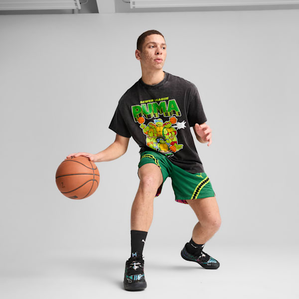 PUMA HOOPS x TMNT MB.01 Baxter Stockman Basketball Shoes Unisex, PUMA Black-PUMA Red, large-ZAF