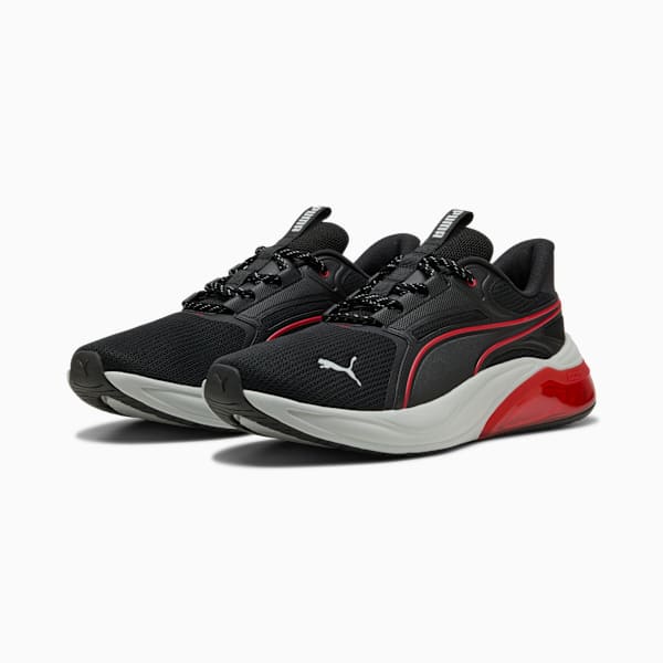 Cell Thrill Dash Sneakers Unisex, PUMA Black-For All Time Red, large-ZAF