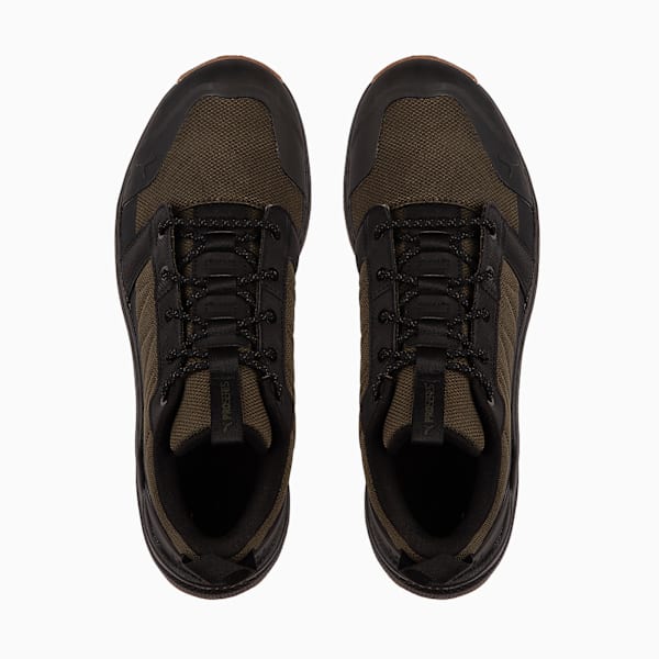 Tenis tipo botín Boulder WTR Lo, Dark Olive-PUMA Black-Gum, large-MEX