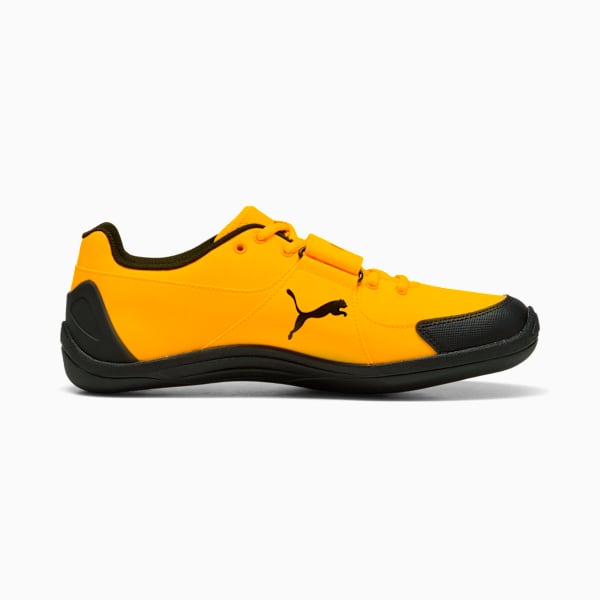 evoSPEED Throw 10.5 Shoes Unisex, Sun Stream-PUMA Black-PUMA White, large-ZAF