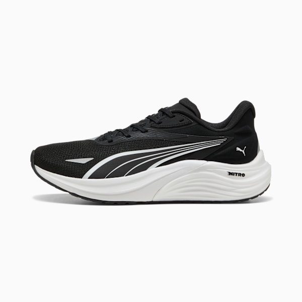 Zapatillas Electrify Nitro 4 para hombre, PUMA Black-PUMA White, large-ARG