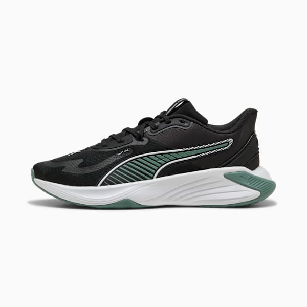 Zapatillas de entrenamiento PWR Hybrid, PUMA Black-Green Moon-PUMA White, large-ARG