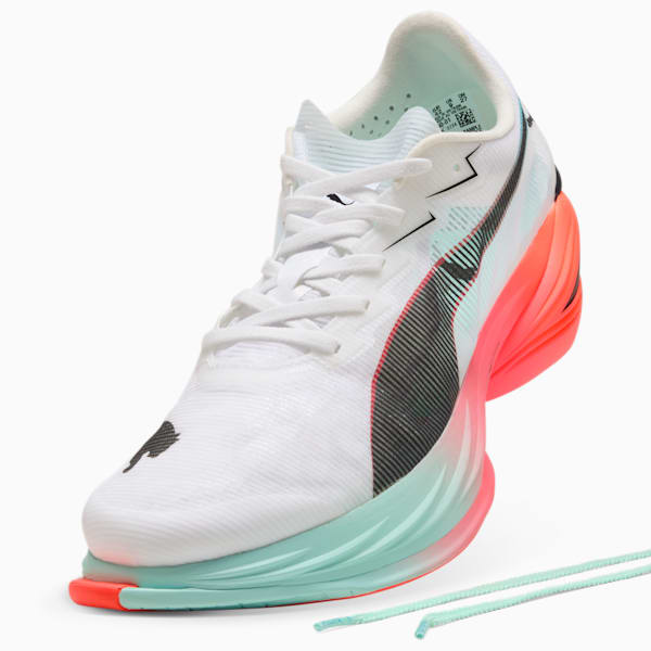 Tenis de running para hombre FAST-R NITRO™ Elite 3, PUMA White-Glowing Red-Mint Melt, large-MEX