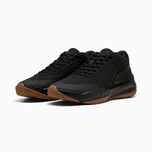Court Pro 2 Nubuck Basketball Shoes Unisex, PUMA Black-Gum, large-ZAF