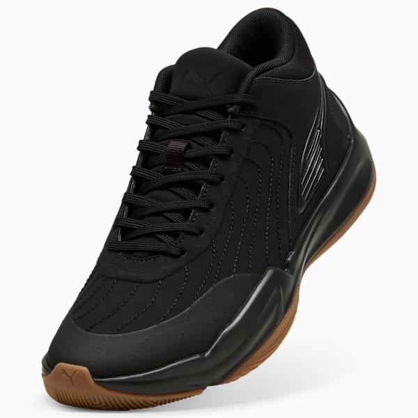 Court Pro 2 Nubuck Basketball Shoes Unisex, PUMA Black-Gum, large-ZAF