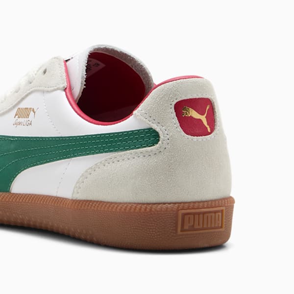 Super Liga Retro Trainers, PUMA White-Vine-Gum, large-ZAF