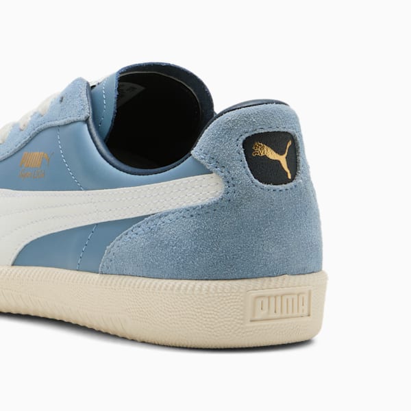 Super Liga Retro Trainers, Zen Blue-PUMA White-Warm White, large-ZAF