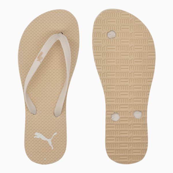 First Flip Women's Flip Flops, Sand Dune-Alpine Snow, large-ZAF