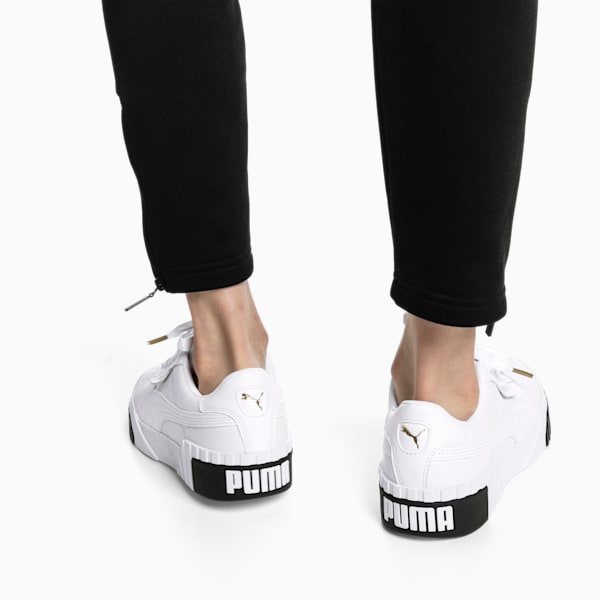 Zapatilla PUMA Cali para mujer, Puma White-Puma Black, large-ARG